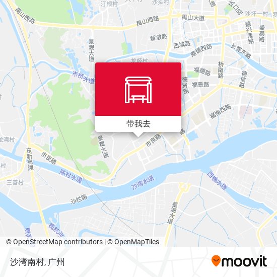 沙湾南村地图