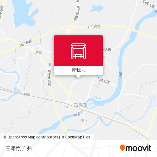 三颗竹地图