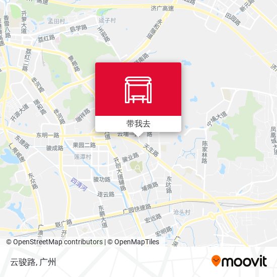 云骏路地图