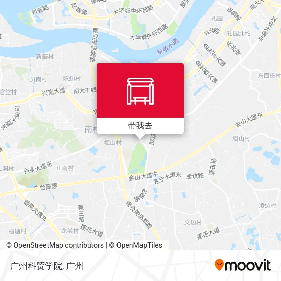 广州科贸学院地图