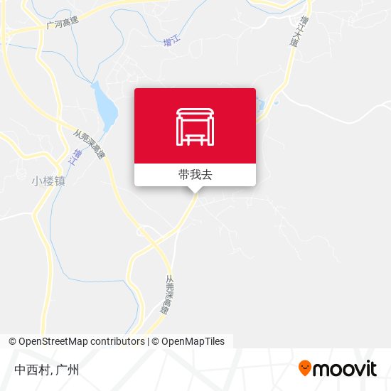 中西村地图