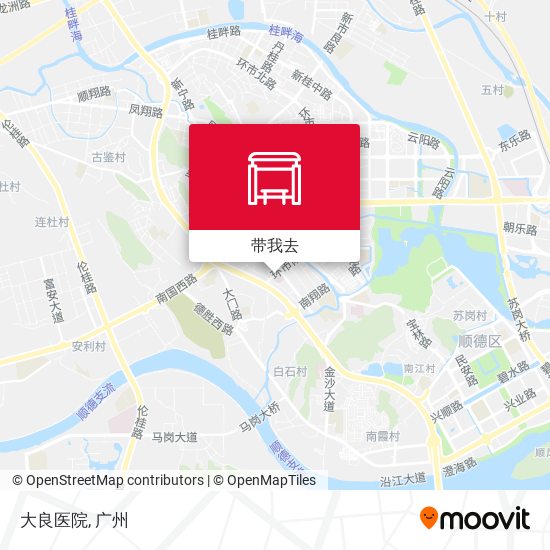 大良医院地图