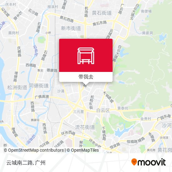 云城南二路地图