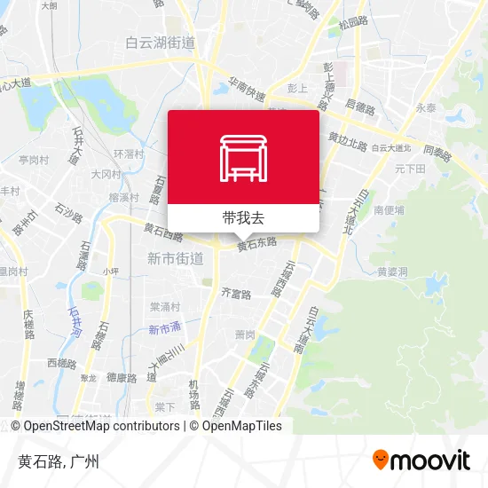 黄石路地图
