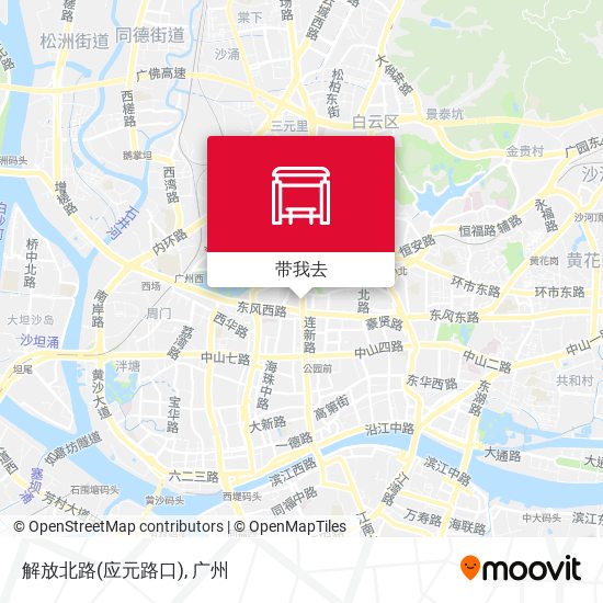 解放北路(应元路口)地图