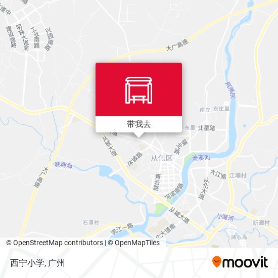 西宁小学地图