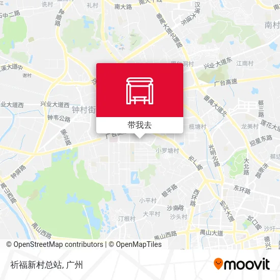 祈福新村总站地图