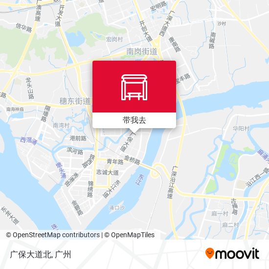 广保大道北地图