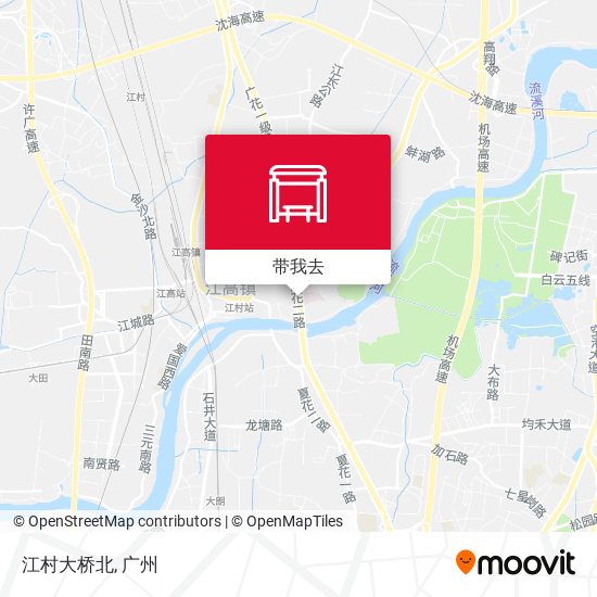 江村大桥北地图