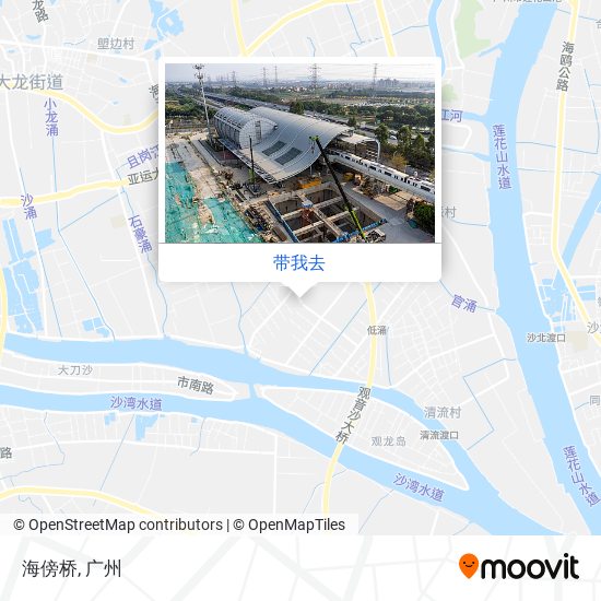 海傍桥地图