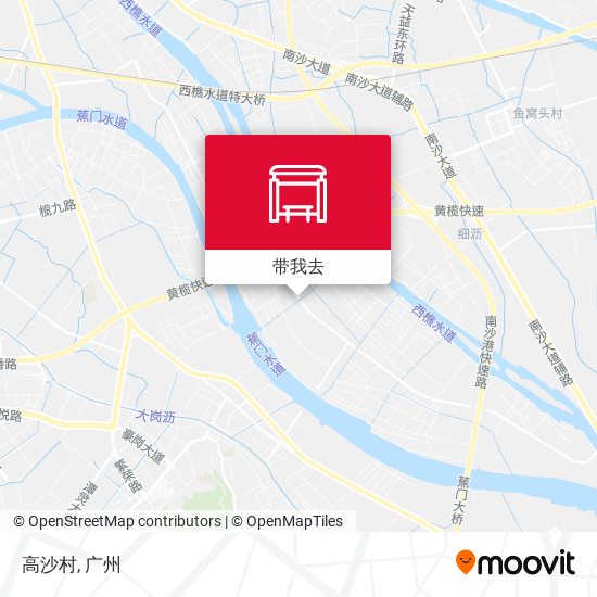 高沙村地图