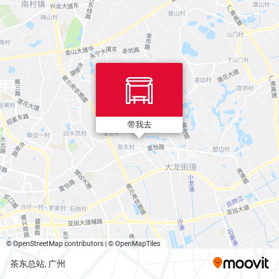 茶东总站地图