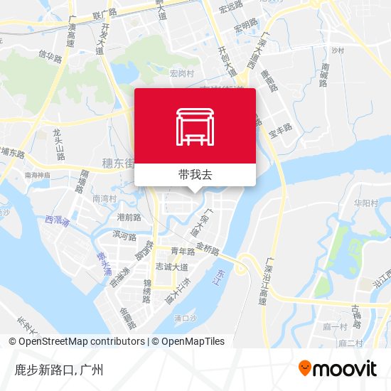 鹿步新路口地图
