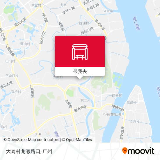 大岭村龙漖路口地图