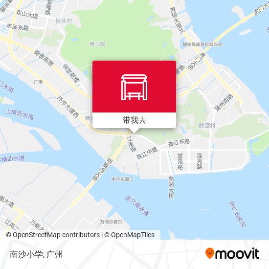 南沙小学地图