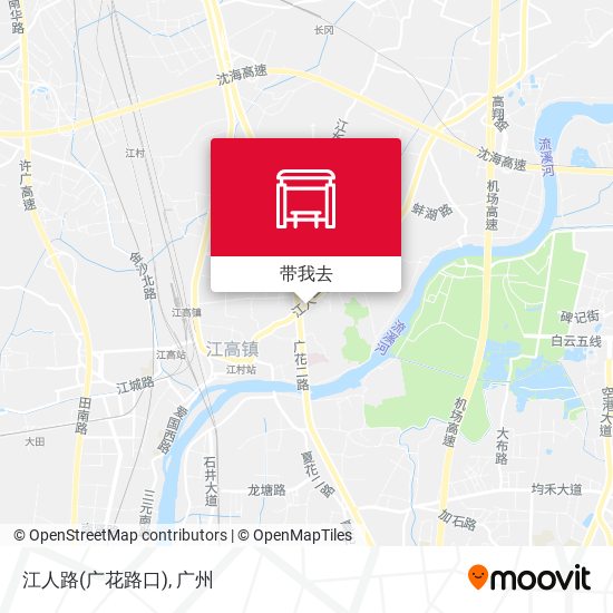 江人路(广花路口)地图