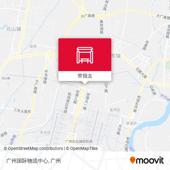 广州国际物流中心地图