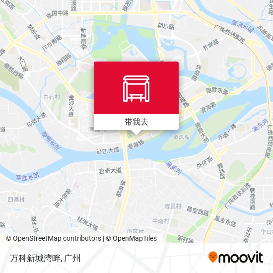 万科新城湾畔地图
