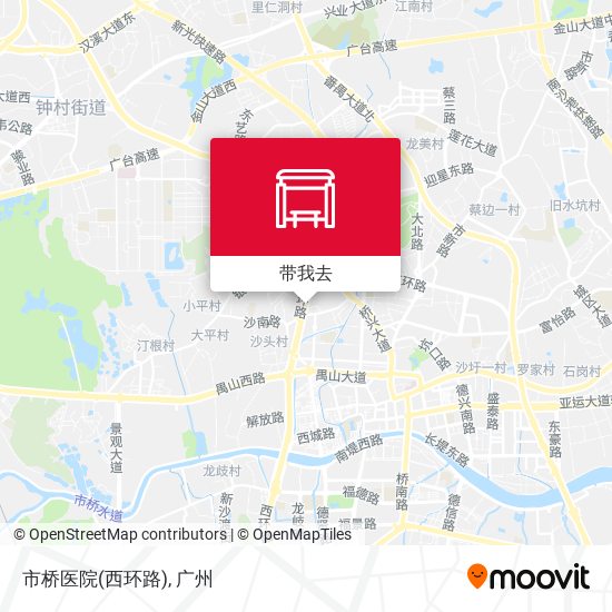 市桥医院(西环路)地图