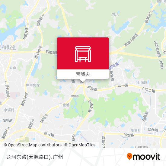 龙洞东路(天源路口)地图