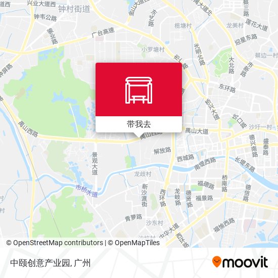 中颐创意产业园地图