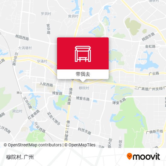 穆院村地图