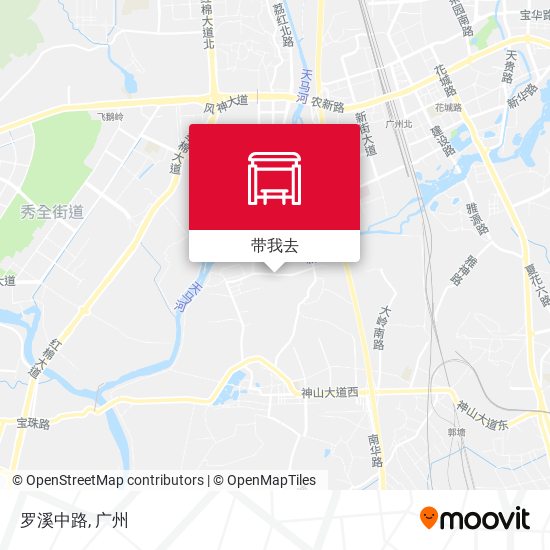 罗溪中路地图