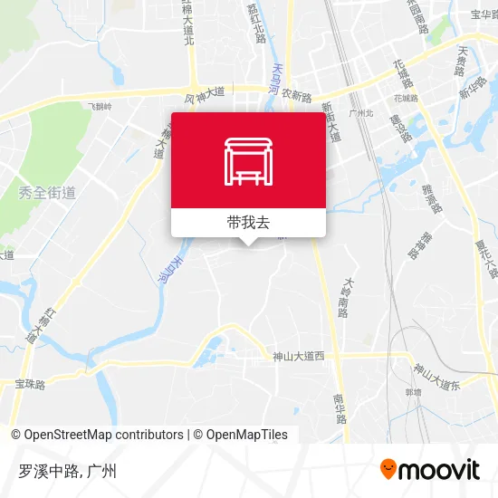 罗溪中路地图