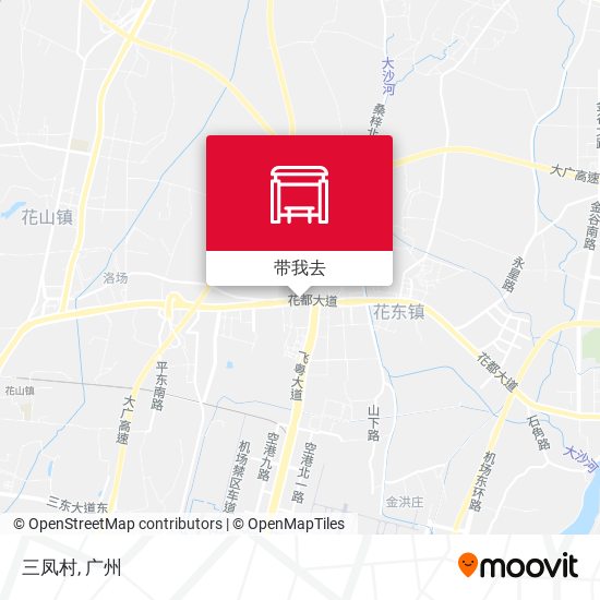 三凤村地图