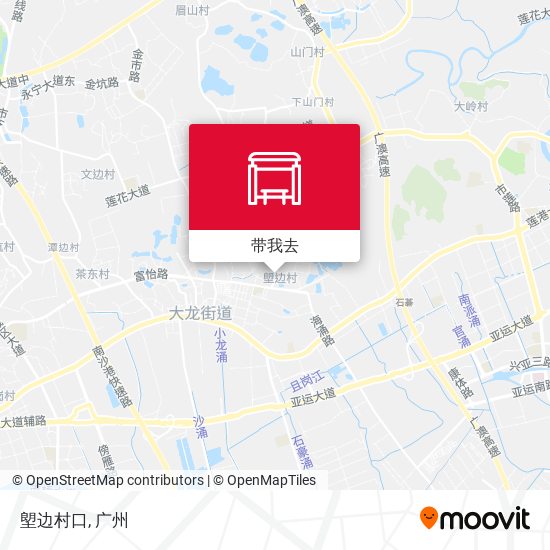 塱边村口地图