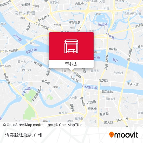 洛溪新城总站地图