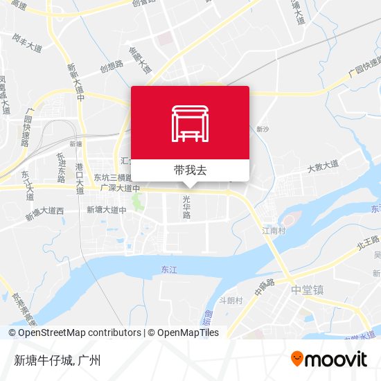 新塘牛仔城地图