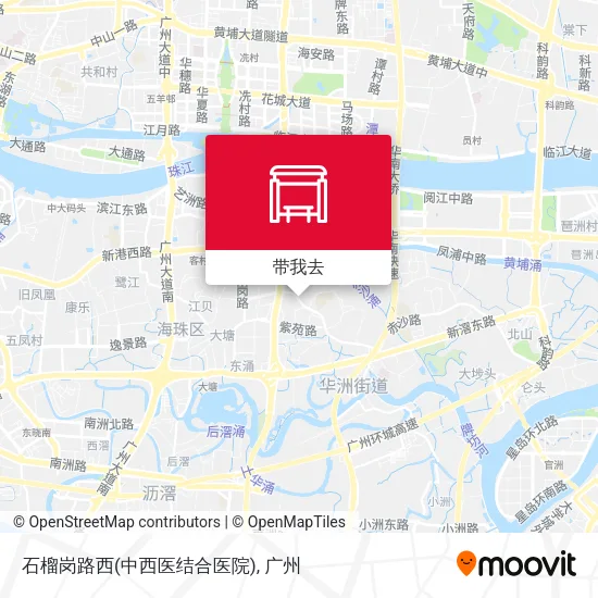 石榴岗路西(中西医结合医院)地图