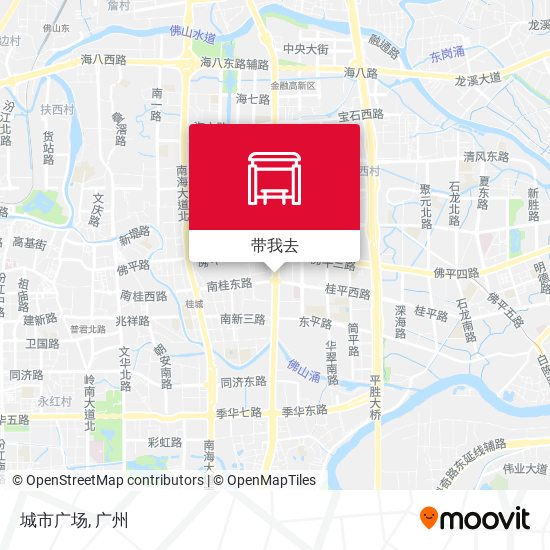 城市广场地图