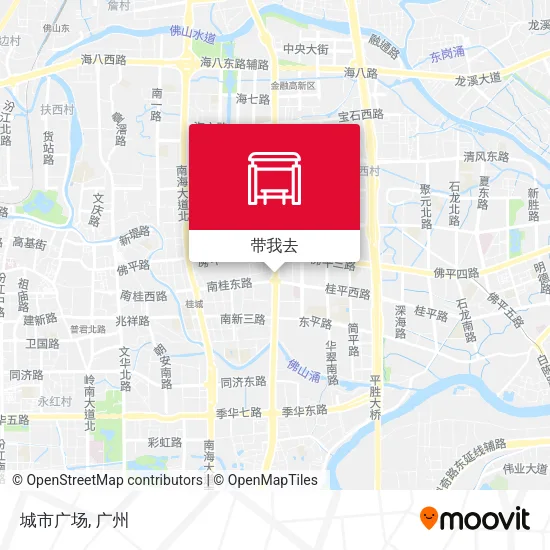 城市广场地图