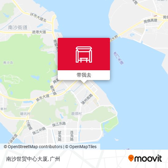 南沙世贸中心大厦地图