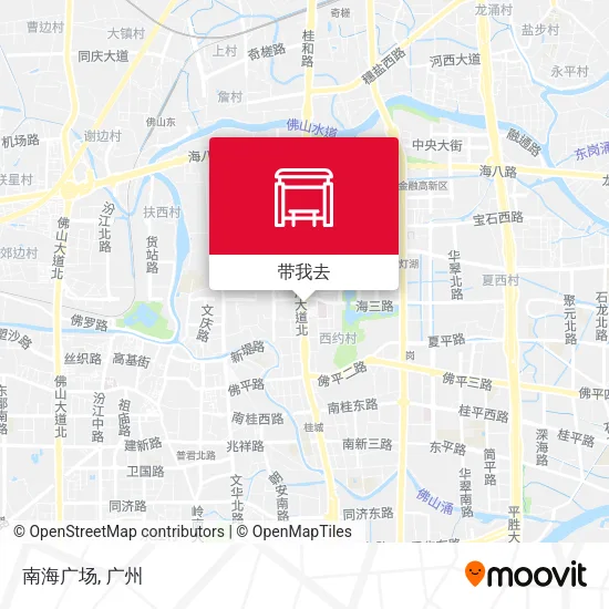南海广场地图