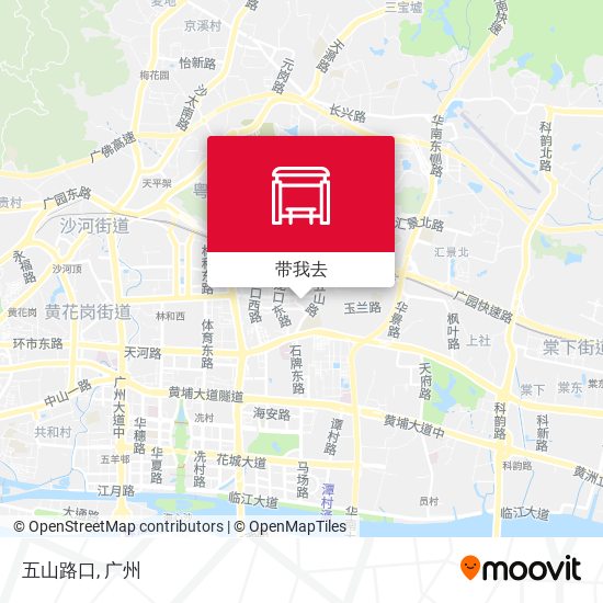 五山路口地图