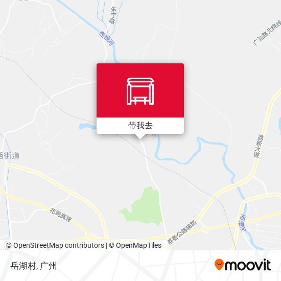 岳湖村地图