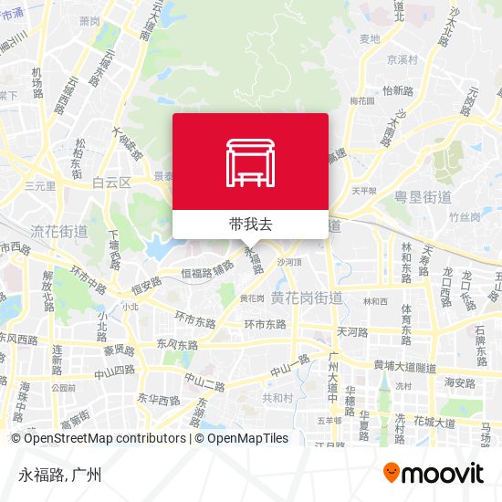 永福路地图