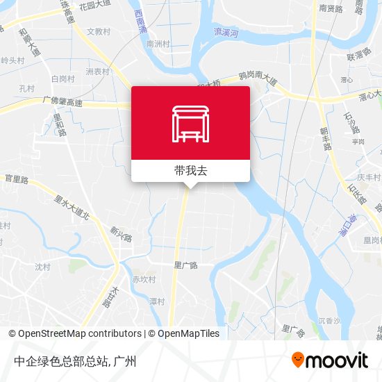 中企绿色总部总站地图