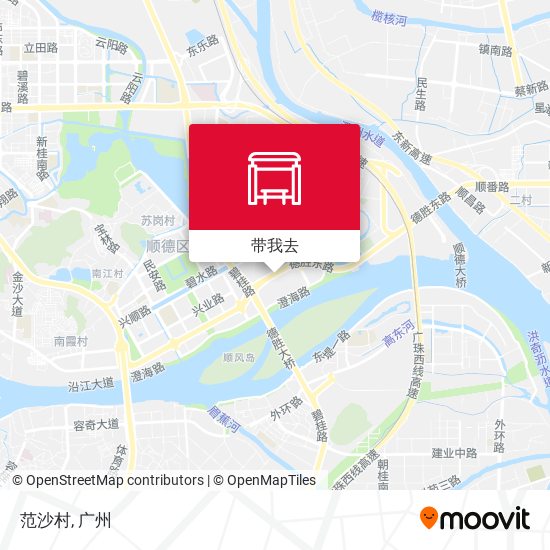范沙村地图
