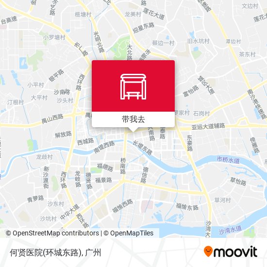 何贤医院(环城东路)地图