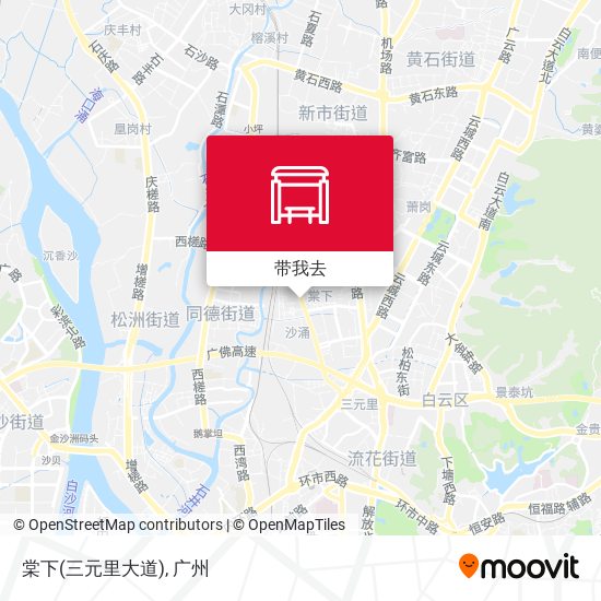 棠下(三元里大道)地图