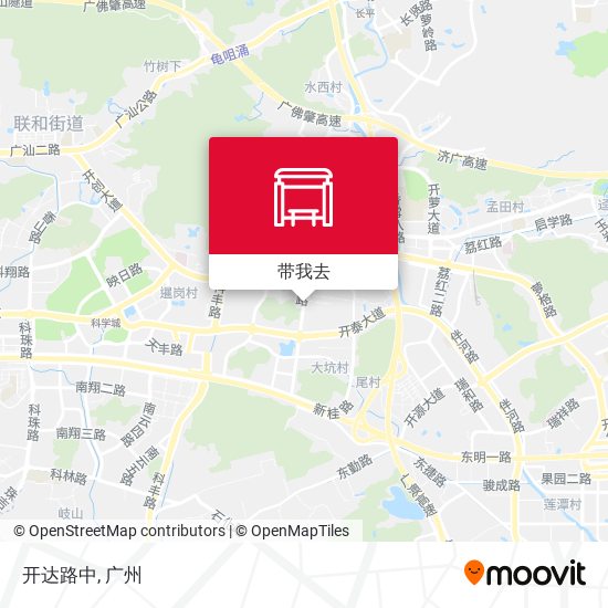 开达路中地图