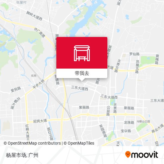 杨屋市场地图