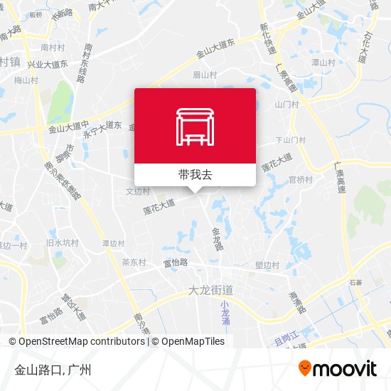 金山路口地图