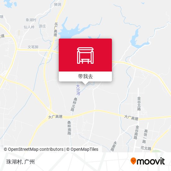 珠湖村地图