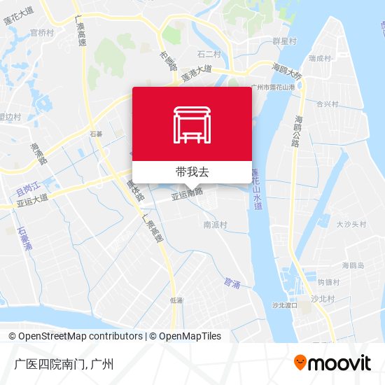 广医四院南门地图