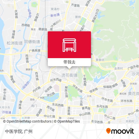 中医学院地图